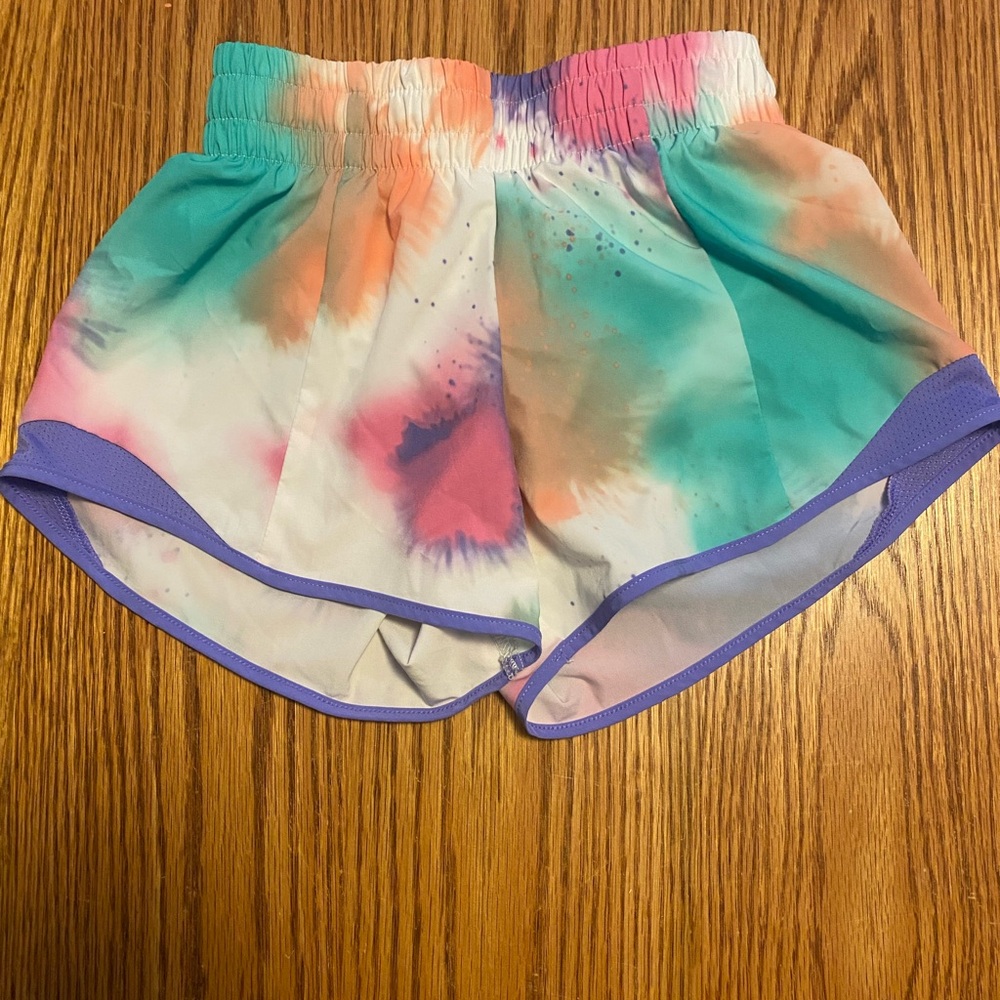 Colorful Athletic Works Girls Active Shorts Youth 7/8